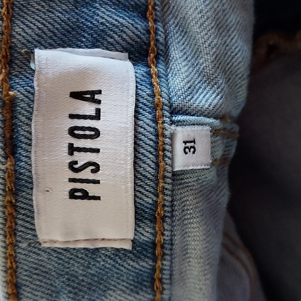 PISTOLA Revolve Lennon High Rise Crop Distressed Jeans - Picture 8 of 10